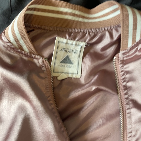 Pink satin bomber jacket - Picture 2 of 2
